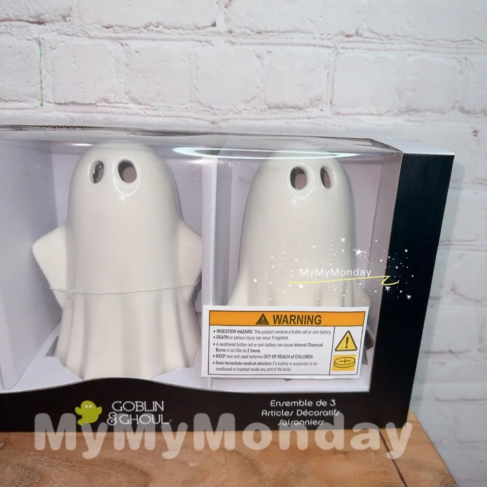 Halloween Goblin & Ghoul Ghost Set of 3 - Picture 3 of 4